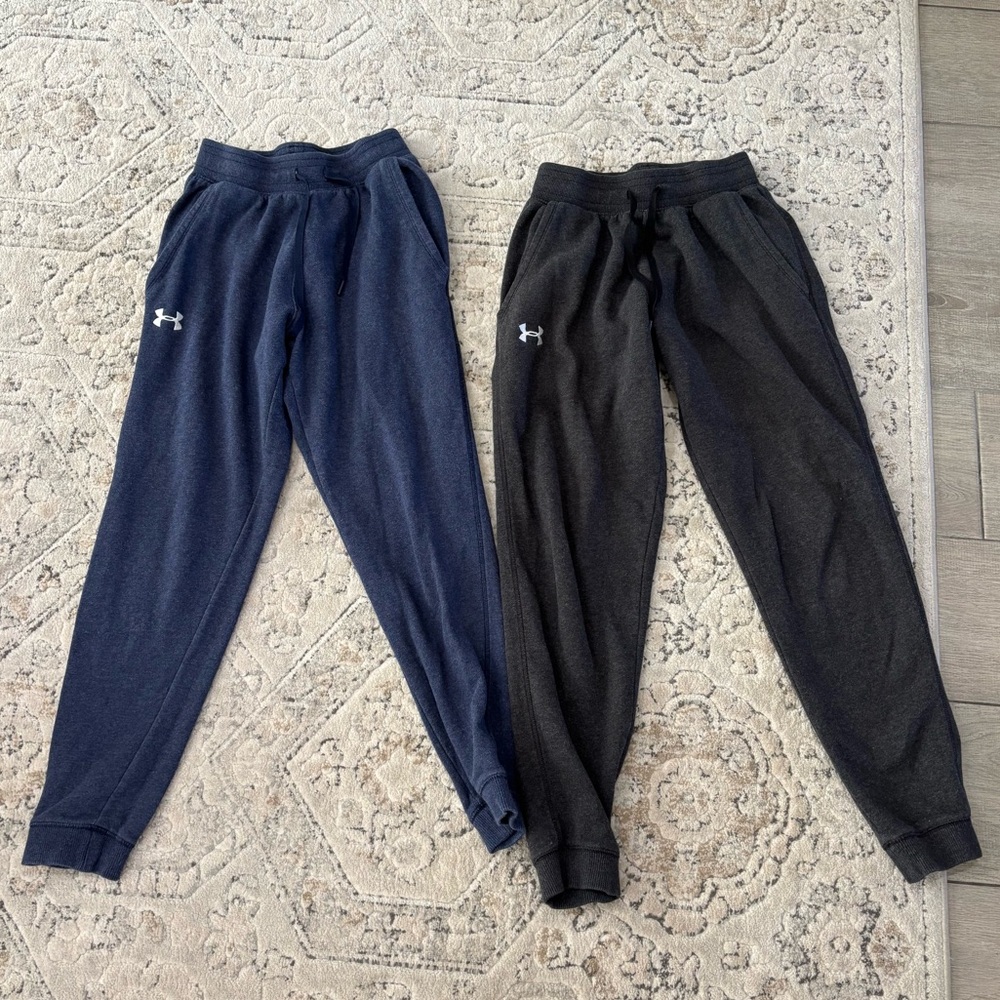 Under Armour Men’s Jogger Pants - Dark Blue and Charcoal